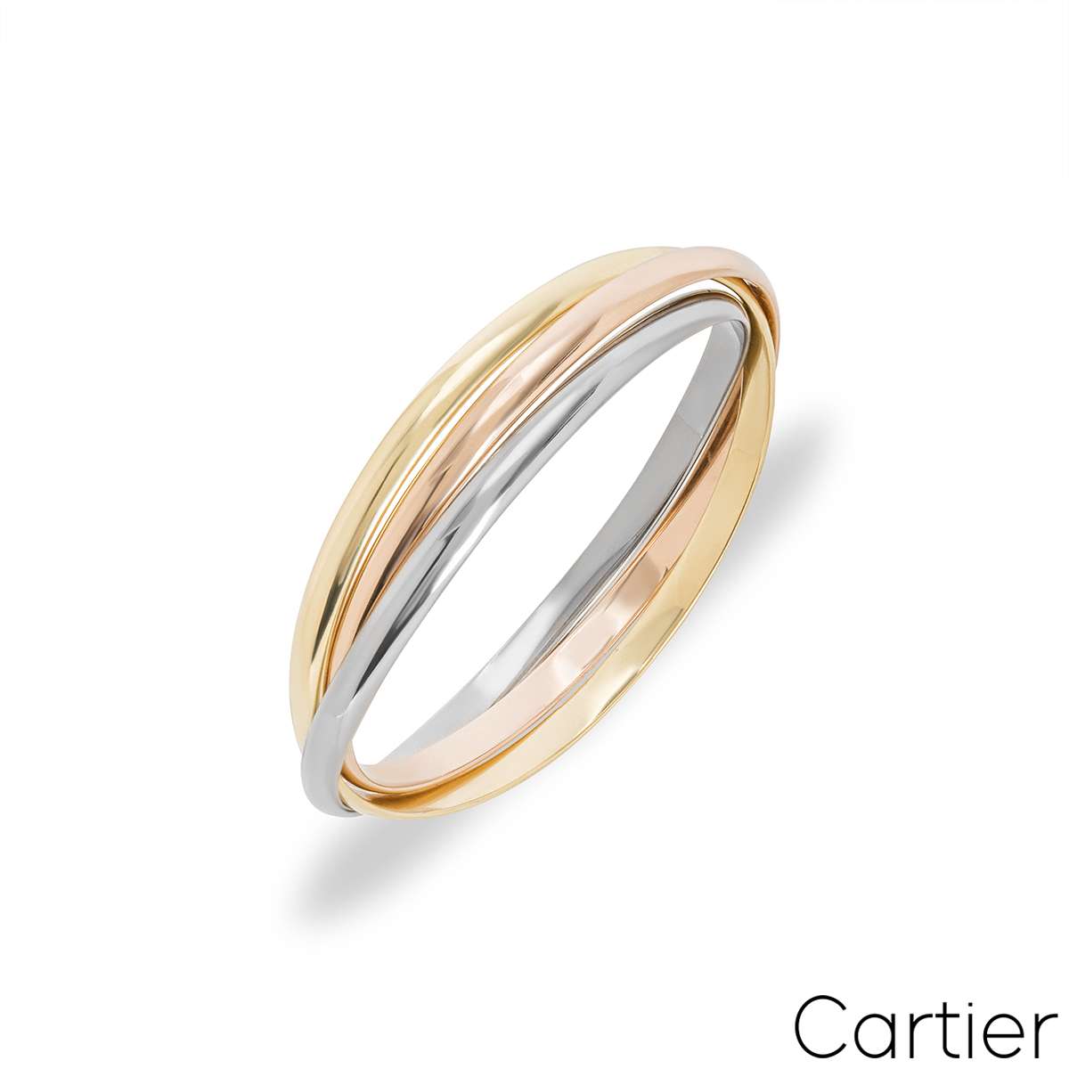 Cartier Tri-Colour Gold Trinity De Cartier Bracelet Size 20 B6013302